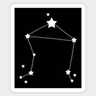 Libra Stars Zodiac Constellation Sticker